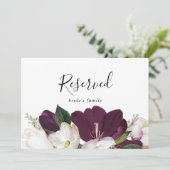 ムーディパープル開花の予約記号 (スタンド正面)