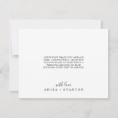 ムーディパープル開花パターンサンキューカード サンキューカード (裏面)