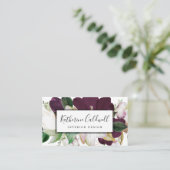 ムーディパープル開花名刺 名刺 (スタンド正面)