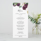 ムーディパープル開花結婚のディナーメニュー メニュー (スタンド正面)