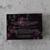 ムーディパープル開花結婚パターン詳細 エンクロージャーカード