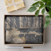 ムーディピンクとホワイトのフローラポピー 薄葉紙 (ギフト)