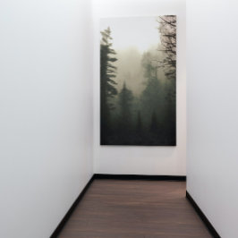 ムーディフォギートレスケープランドスケープ絵画ズ キャンバスプリント