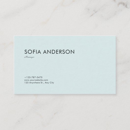 ムーディフォギーフォレスト神秘的な深いウッズ 名刺 (裏面)