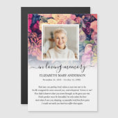 ムーディフォト悔やみや弔慰葬儀祈りの言葉カード (正面/裏面)