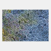 ムーディフローラアート自然ウィッチパープルムードフラワーズ ラッピングペーパーシート (正面2)