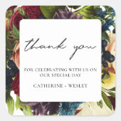 ムーディフローラブルグ結婚ンディ スクエアシール (正面)