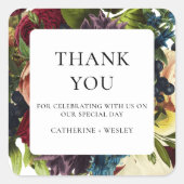 ムーディフローラブルグ結婚ンディ スクエアシール (正面)