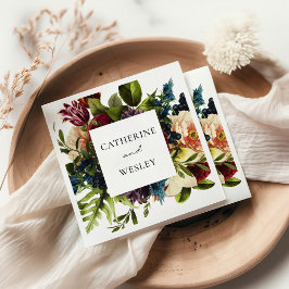 ムーディフローラブルグ結婚ンディ スタンダードカクテルナプキン