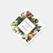 ムーディフローラブルグ結婚ンディ スタンダードカクテルナプキン (角)