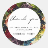 ムーディフローラブルグ結婚ンディ ラウンドシール (正面)