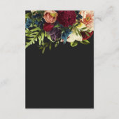 ムーディフローラブルゴーニュ結婚とブラック詳細 エンクロージャーカード (裏面)