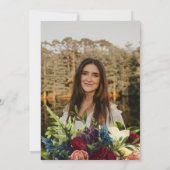 ムーディフローラブルゴーニュ誕生日 招待状 (裏面)