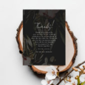 ムーディフローラ結婚オーバーレイの写真ありがとう ポストカード