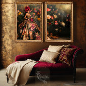 ムーディブファントエレガントブロケードレディ&フローラ 薄葉紙