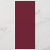 ムーディブラック結婚のメニュー(ゲスト名あり) メニュー (裏面)