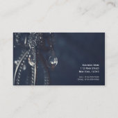 ムーディブルークリスタルグラムロマンエレガントティックシック 名刺 (裏面)
