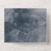 ムーディブルースカイ雲シナ結婚ス オールインワン招待状 (裏面)