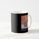 ムーディブルース(W)抽象芸術アート.png コーヒーマグカップ (正面右)