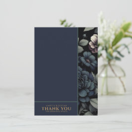 ムーディブルーフローラ サンキューカード