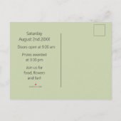 ムーディブルーモンスターボタニカルダイレクトメールプロモーション 案内ポストカード (裏面)