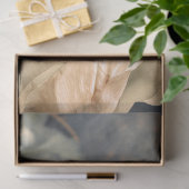 ムーディブルー、大型バタフライ&牡丹 薄葉紙 (ギフト)