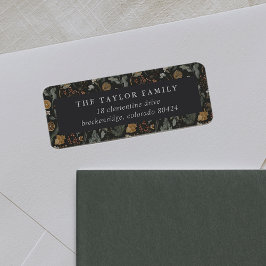 ムーディボタニカルホリデイ差出人住所 ラベル