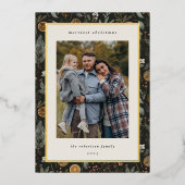 ムーディボタニカル数々の写真両面金ゴールド 箔シーズンカード (正面)