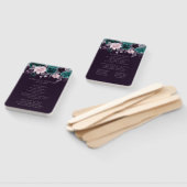 ムーディボーホ | ダークナス紫セレモニープログラム ハンドファン (組立なし)