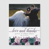 ムーディボーホ |ナスティール（緑がかった色）写真ありがとう磁石 (正面)