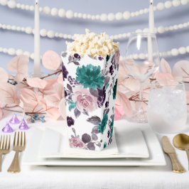 ムーディボーホ |ナス紫とティール（緑がかった色）柄 フェイバーボックス