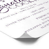 ムーディボーホ |ナス・パープルティール（緑がかった色）のシグネチャードリンク ポスター (角)