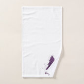 ムーディメリークリスマス |深い梅の紫 バスタオルセット (ハンドタオル)