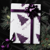 ムーディメリークリスマス |深い梅の紫 ラッピングペーパー