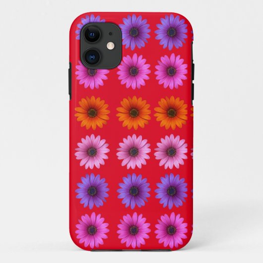 ムーディモダンウィンターボタニカルクリスマスレッド Case-Mate iPhoneケース (裏面)
