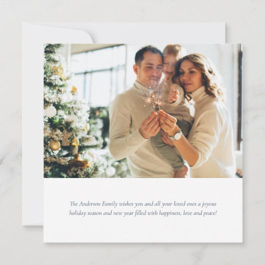 ムーディモダンボタニカルクリスマスリースホリデー (裏面)