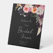 ムーディモダンーブライダルシャワーへようこそ 台座サイン (正面)