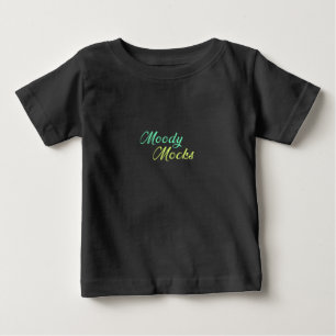 ムーディモック – 皮肉と態度のスタイル ベビーTシャツ