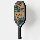 ムーディロマンチック熱帯金ゴールドフローラ ピックルボールラケット (左)