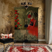 ムーディロマンティックパラソルポートレート&ブラックラビット 薄葉紙