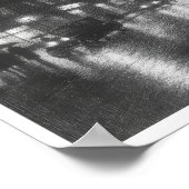 ムーディーな都市景観のエッチング ヴィンテージ 1930 ポスター (角)