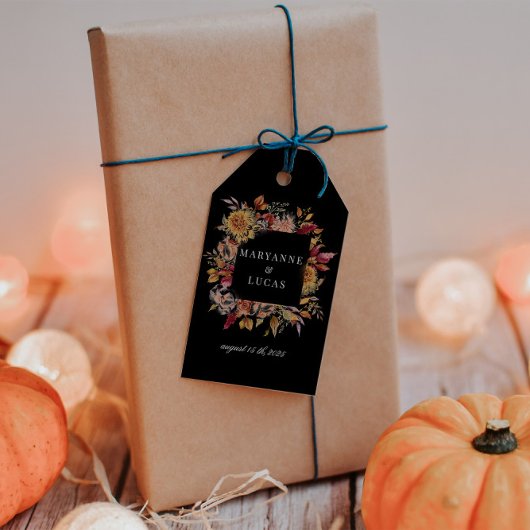 ムーディーオータム フローラルモノグラム ギフトタグ