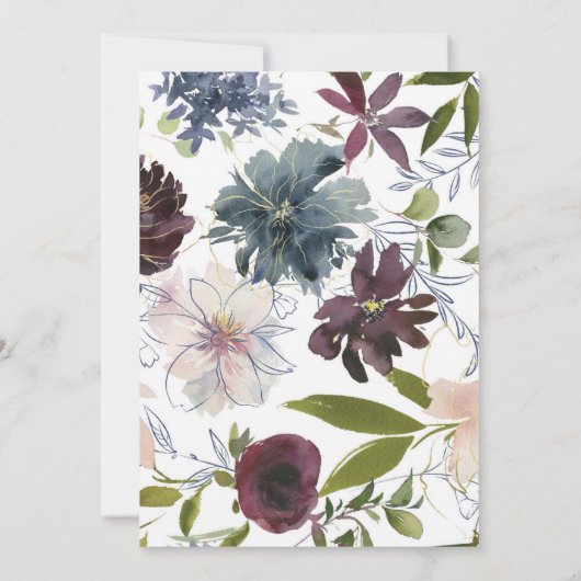 ムーディージュジェルトーン結婚フローラ 招待状 (裏面)