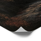 ムーディースゴシックムーンアートプリントポスター ポスター (角)