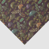 ムーディースマッシュルーム濃いブルゴーニュのセージ葉かわいい 薄葉紙 (詳細)