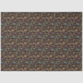 ムーディースマッシュルーム濃いブルゴーニュのセージ葉かわいい 薄葉紙 (正面)