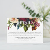 ムーディーズフローラ結婚ブルゴーニュ詳細 エンクロージャーカード (スタンド正面)