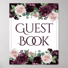 ムーディーパッション | ドラマチックパープル ゲストブックサイン ポスター
