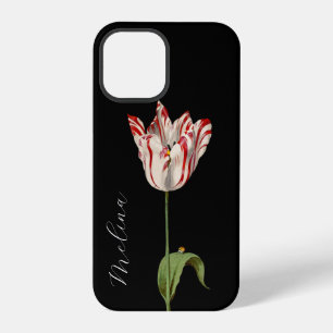 ムーディーフラワーチックヴィンテージ花 iPhone 12 PROケース
