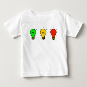 ムーディーライトバルブズインストップライトカラー ベビーTシャツ